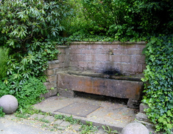 Brunnen in der oberen Scheibenstraße in Baden-Baden